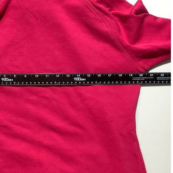 The North Face Women’s Hoodie Size Large – Hot Pink, Gold Lettering, Pullover - Picture 5 of 6